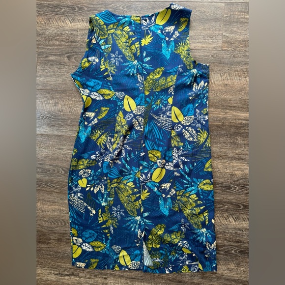Bahama Beach Hawaiian Print Sheath Dress Size 14 100% Rayon - Picture 7 of 10